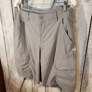 Under Armour Light Gray Cargo Shorts